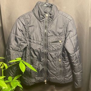 Black windbreaker jacket , size L,with pockets,new